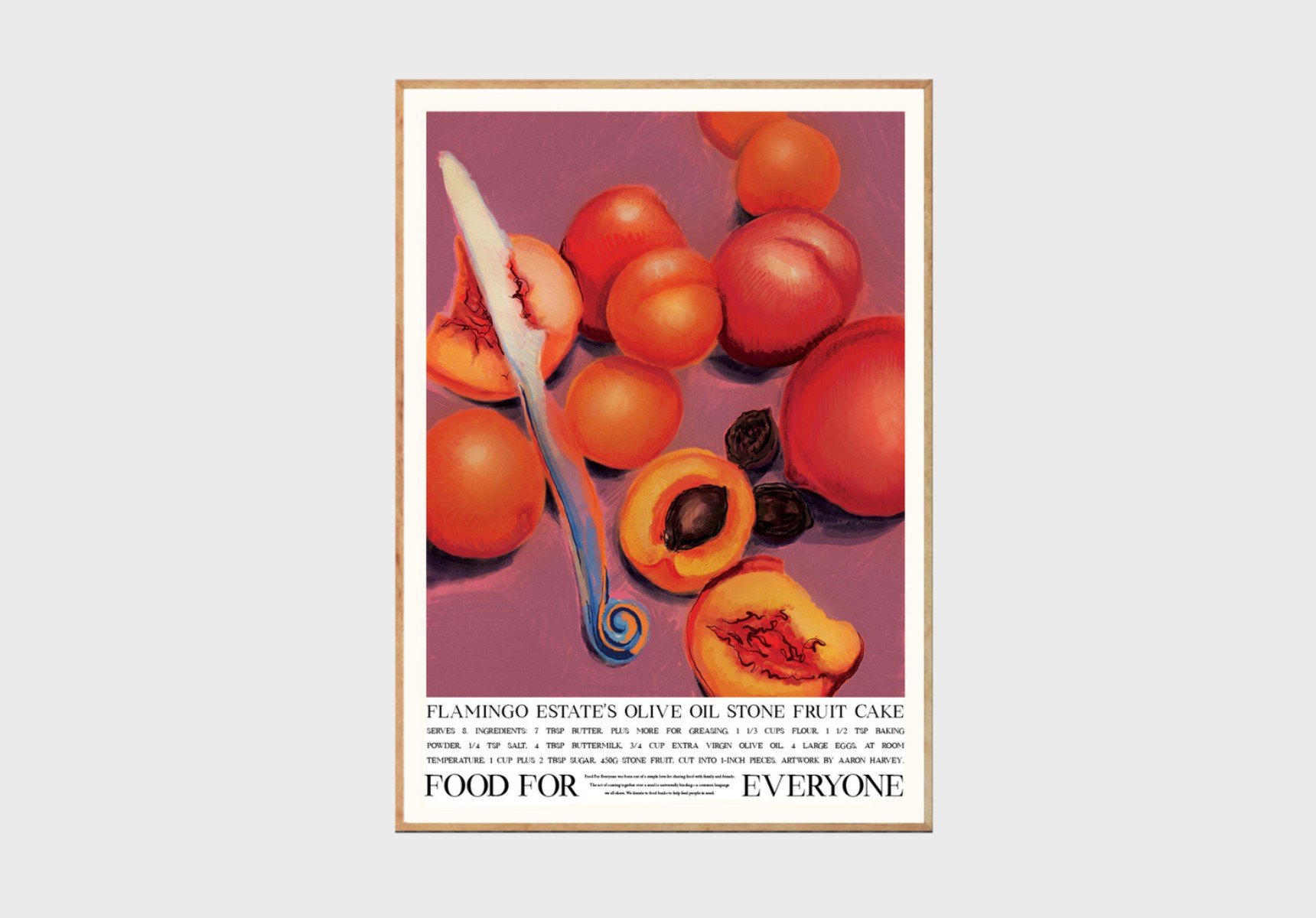 <i>Olive Oil Stone Fruit Cake</i> by Flamingo Estate & Aaron Harvey